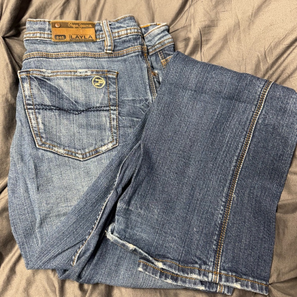 Pepe Jeans Women's Boot Cut Jeans - Blue